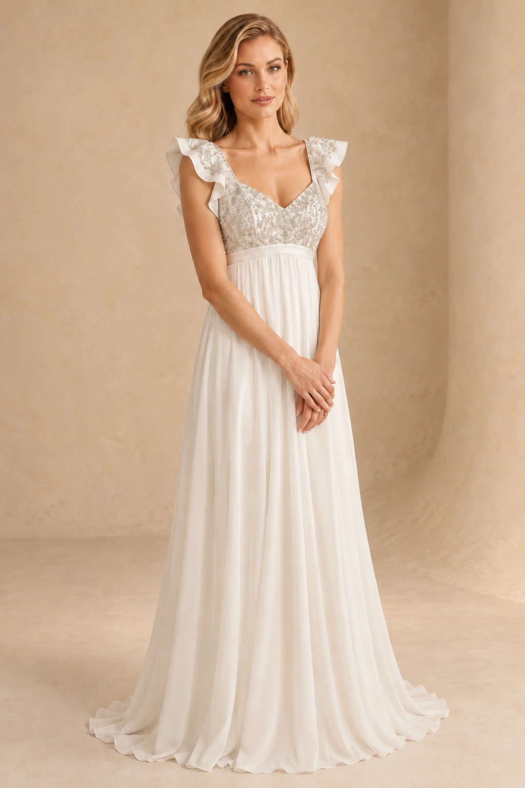 The Brungilda wedding dress — full-length front view