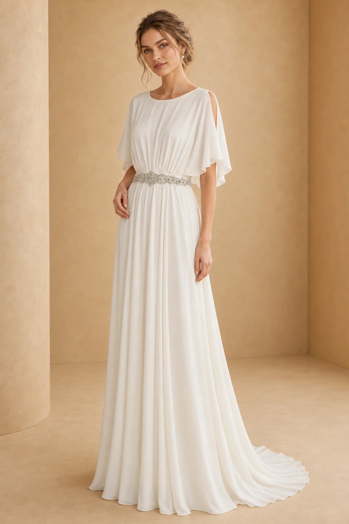 The Marianna wedding dress — full-length front view