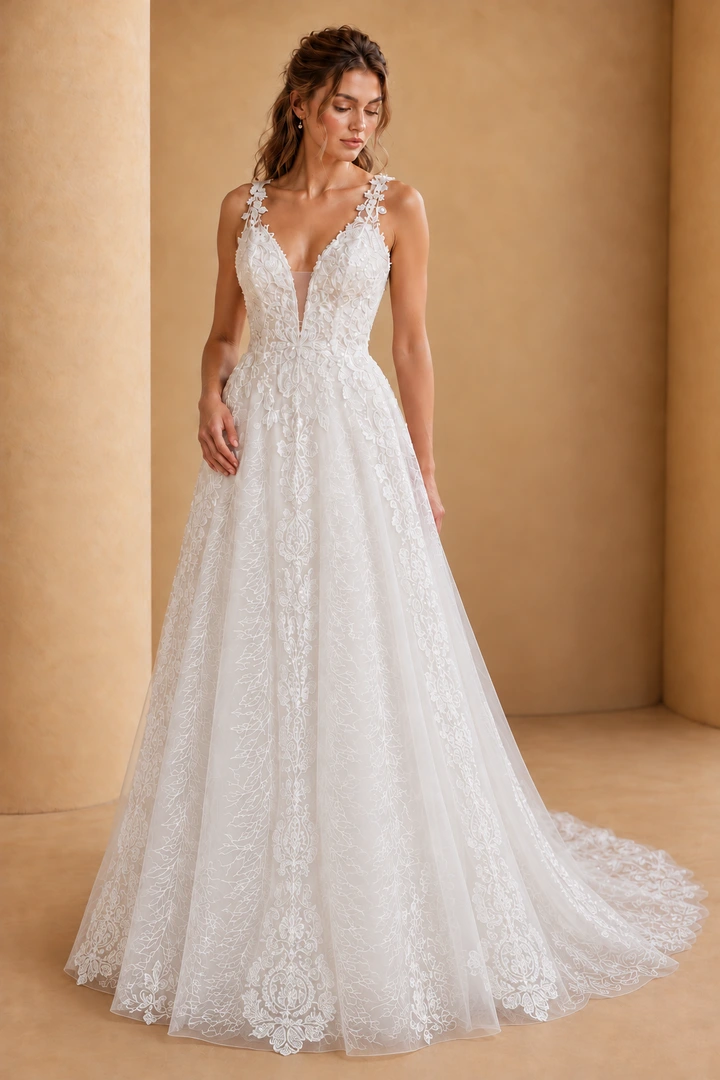 The Ms Twilah wedding dress — full-length front view